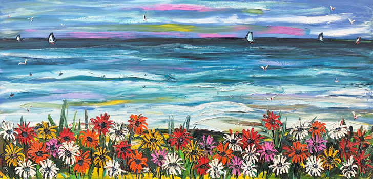 Spring Beach 250cm x 110cm